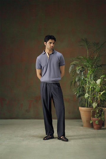 Steel Blue Polo